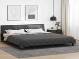 Full Year Duvet Anthracite and Taupe 220 x 260 cm Microfiber 42025546