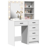 Dressing Table 2 pcs White 50 x 41 x 135 cm Engineered wood 3334200