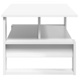 Coffee Table White 90 x 50 x 40 cm Engineered Wood 8000212