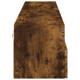 TV Wall Cabinets 2 pcs Smoked Oak 80x30x30 cm Engineered Wood 836877