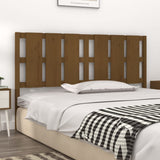 Bed Headboard Honey Brown 185.5x4x100 cm Solid Wood Pine 818008