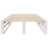 Bed Frame without Mattress White 100x200 cm Solid Wood Pine 850837