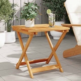 Folding Garden Table 50x50x50 cm Solid Wood Acacia 364893