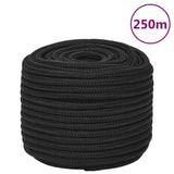Boat Rope Full Black 14 mm 250 m Polypropylene 152518