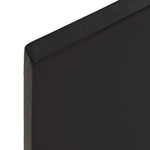 Bathroom Countertop Dark Brown 100x50x2 cm Treated Solid Wood 3156227