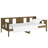 Day Bed without Mattress Honey Brown Solid Wood Pine 90x200 cm 820270