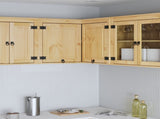 Cabinet SKI Honey Brown 80 x 80 x 60 cm Solid Pine Wood 42007569