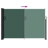 Retractable Side Awning Dark Green 140x500 cm 4004425