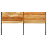 Headboard 200 cm Solid Wood Acacia and Iron 4017560