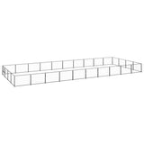 Dog Kennel Black 40 m Steel 3082149