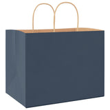 Paper Bags 250 pcs with Handles Blue 32x22x24 cm 4101707