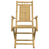 Bistro Set Natural Bamboo Bamboo 2-seater Foldable Bistro Set 3278535