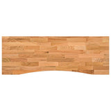 Desk Top Light Brown 140x50x2.5 cm Solid Wood Oak Rectangular 4009020