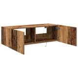 TV Wall Cabinet 2 pcs Old Wood 100 x 35 x 31 cm Engineered Wood 863110
