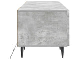 LED TV Cabinet Concrete Grey Engineered Wood 896468