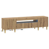 LED TV Cabinet Artisan Oak Engineered Wood 896694