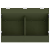 Rabbit Feeder Olive Green 64.5 x 25.5 x 45.5 cm 874595