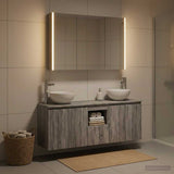 Bathroom Cabinet Set 4 pcs Grey Sonoma Engineered Wood 3406348