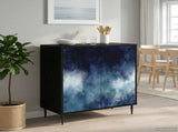 Sideboard RAALTE Black Oak 69 x 33 x 76 cm Engineered Wood 8006932