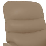 Massage Chair Cappuccino Faux Leather 342699