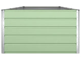 Planter Pastel Green 385 x 100 x 75 cm Galvanised Steel 42018276