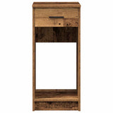 Computer Tower Stand with Drawer Old Wood 35x45x77 cm 858747