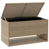 Outdoor Cushion Box Beige 100x55x55.5 cm Poly Rattan 4104144