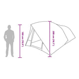 Tunnel tent with Roof Green 500 x 348 x 200 cm Taffeta 42001169