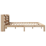 Bed Frame with Headboard without Mattress 200x200 cm 3306796