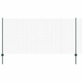 Welded Wire Fence with Post 10 x 1.2 m PVC-Coated Steel 3336451