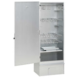 Smoker Oven 3 pcs 44.5 x 29 x 110 cm Galvanised steel Silver 3443022