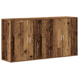 Sideboard 2 pcs Old Wood 79 x 38 x 80 cm Engineered Wood 3334308