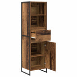 Book Cabinet Old Wood 43 x 36 x 150.5 cm Engineered Wood 886628