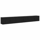 Wall-mounted TV Cabinet Set 3 pcs Black Oak 100 x 34.5 x 40 cm 3415602
