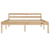 Bed Frame without Mattress Solid Pine Wood 120x200 cm 283192
