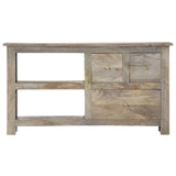 TV Cabinet 100x30x55 cm Solid Mango Wood 286385