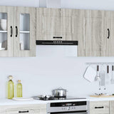 Kitchen Wall Cabinet Kalmar Grey Sonoma Engineered Wood 853603