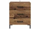 Bedside Cabinet Old Wood 40 x 40 x 66 cm Engineered Wood 882116
