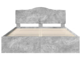 Bed Frame with Headboard Concerte 120 x 200 cm Solid Pine Wood 3413329