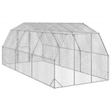Chicken Run 2.5x6x2.25 m Galvanised Steel 3328517