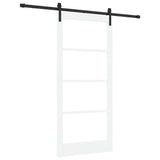 Sliding Door ORKDAL White and Black 93 x 202 cm 3331868