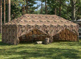 Pop-up Gazebo with 4 Sidewalls 3 x 6 m Forest Camouflage 42036838