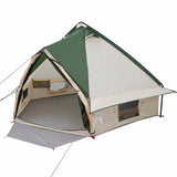 Teepee Tent 4-Person Green and Grey 388 x 320 x 169 cm 42004074