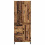 Highboard Old Wood 69.5 x 34 x 180 cm Engineered Wood 3415684