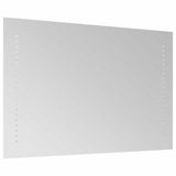LED Bathroom Mirror Transparent 40 x 60 cm Tempered Glass 42045775