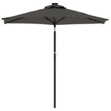 Garden Parasol with Steel Pole Anthracite 225x225x212 cm 4005060
