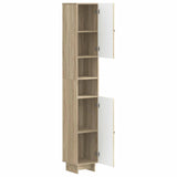 Bathroom Cabinet with Open Shelf EDE Sonoma Oak 895937