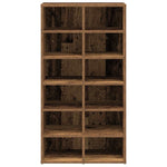 ZNTS Shoe Rack Old Wood 54x34x100.5 cm Engineered Wood 855836