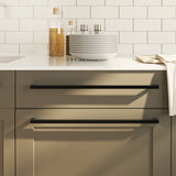 Cabinet Handles 10 pcs Black 480 mm Stainless Steel 3203678