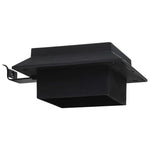 ZNTS Outdoor Solar Lamps 12 pcs LED Square 12 cm Black 277136